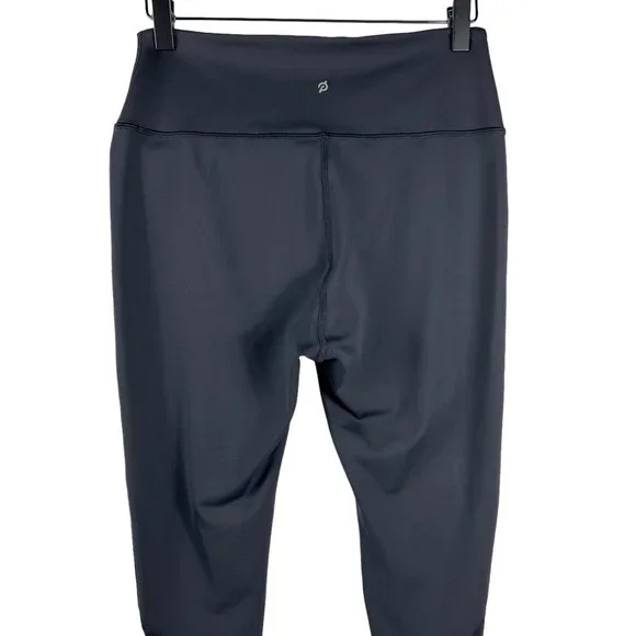 Peloton Women's Move Scalloped Hem High Rise Crop Leggings Black Size L HO121 - Picture 8 of 11